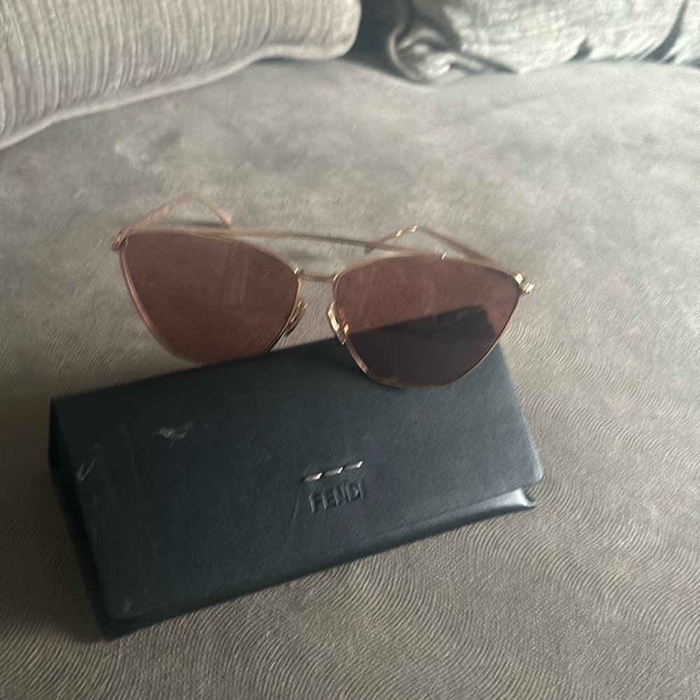 Fendi  gold sunglasses